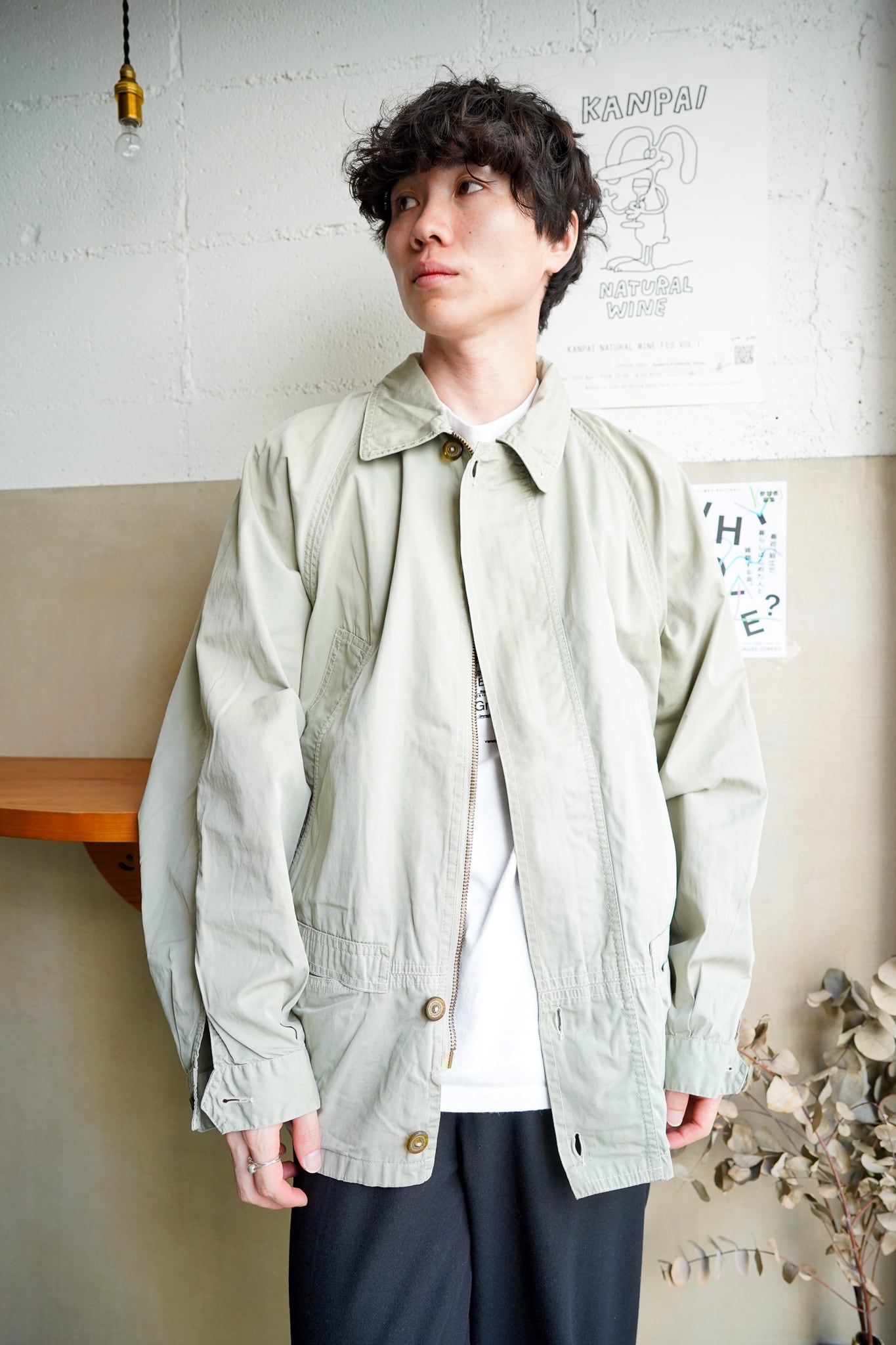 【1980-90s】"Henry Cotton's" Cotton 100% 4-pockets JKT / 6-346