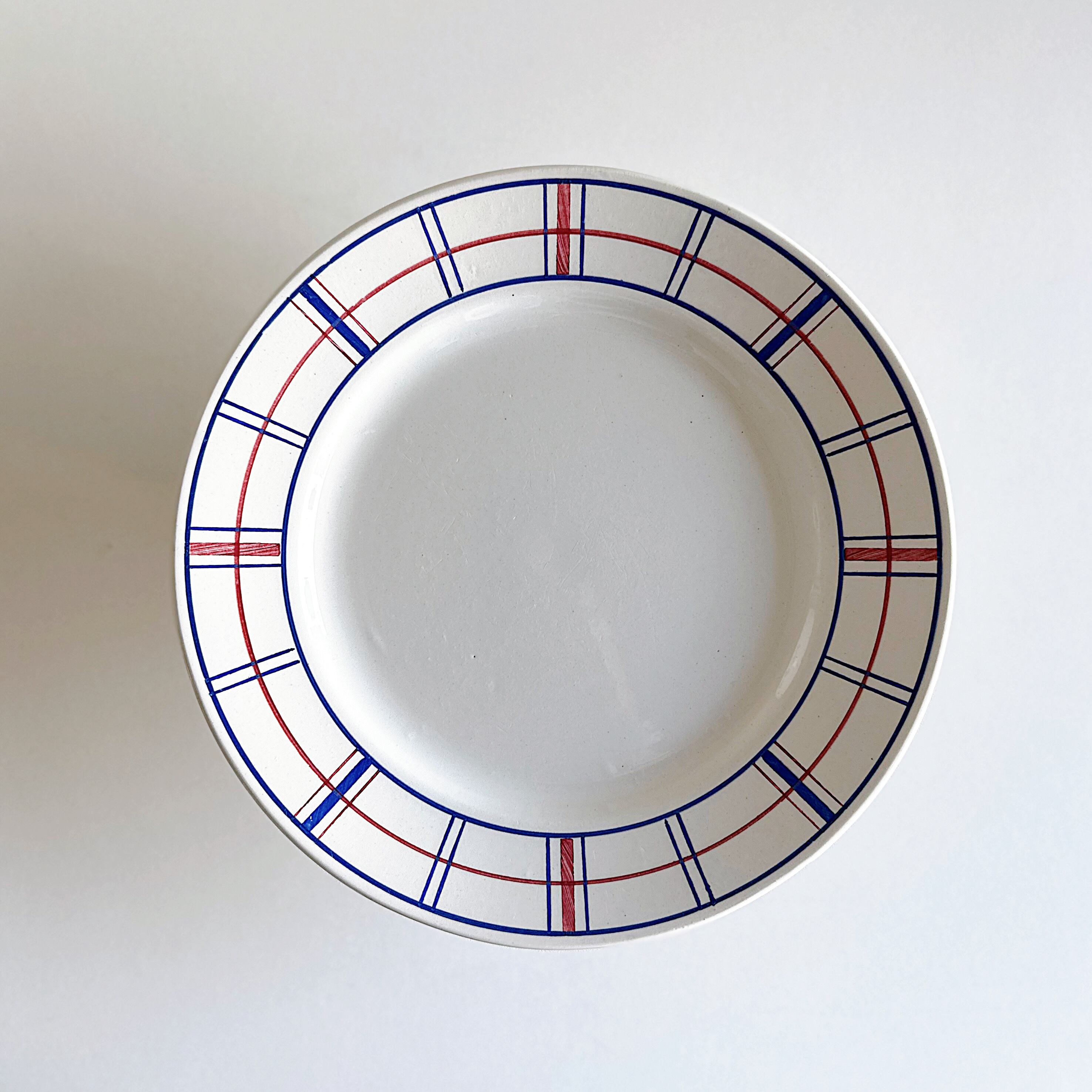 Luneville リュネヴィル プレート CARMEN バスク柄 B（フランス） | ぽ