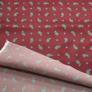 TC203◆1m◆SM◆ラスト1点!ポリエステル100%サテン生地◆ペイズリー