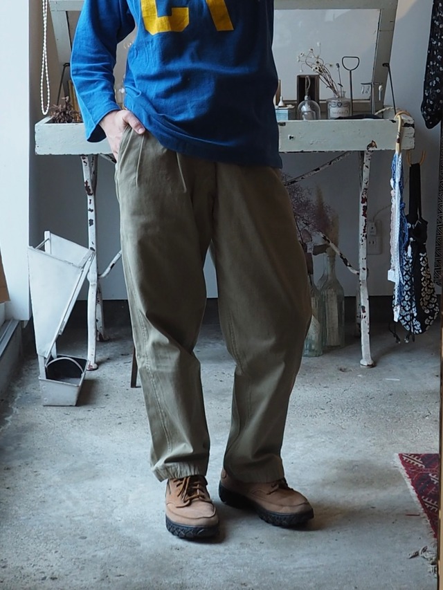 1960’s Vintage ITALY Army Chino Trousers