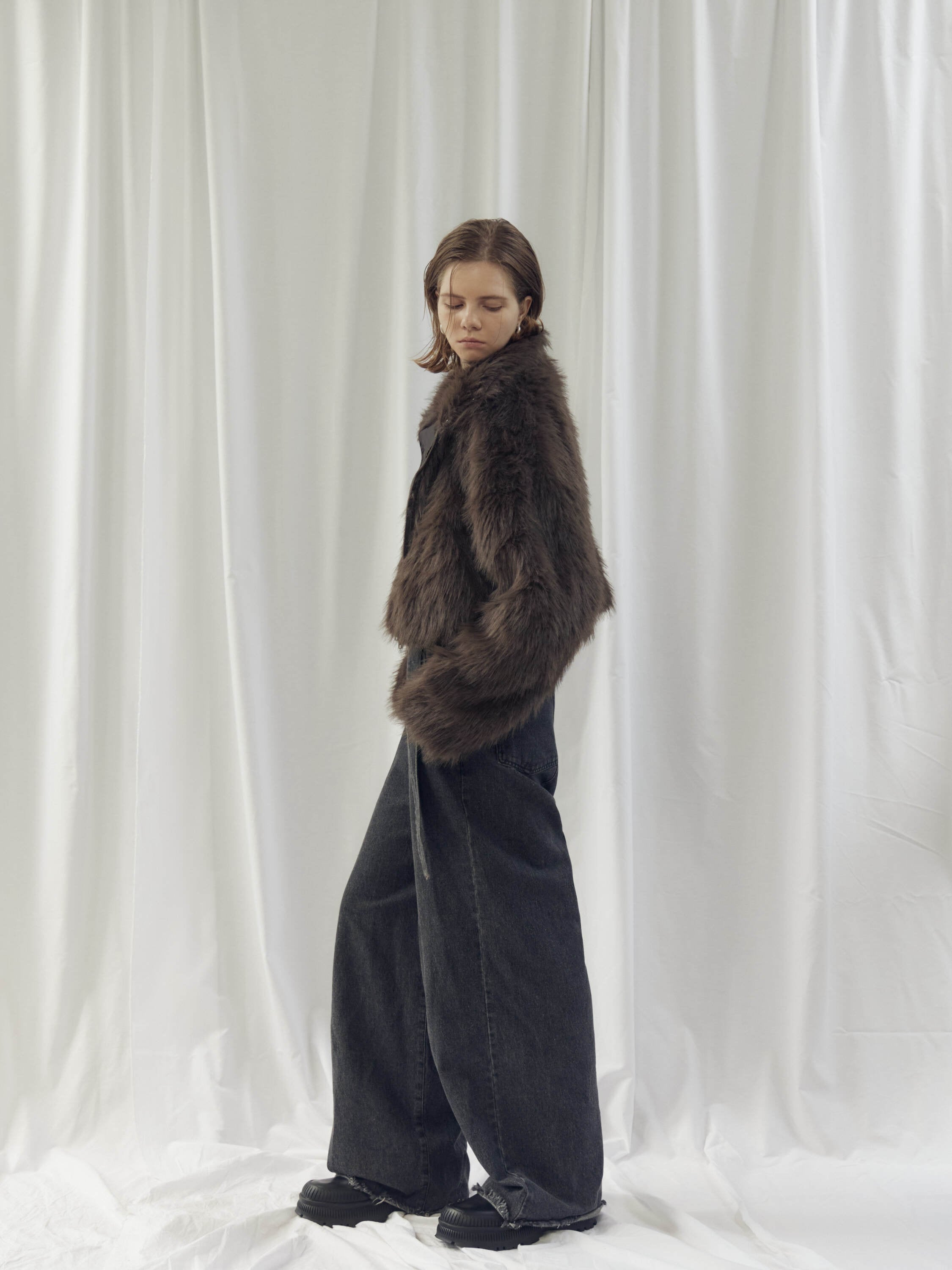 新色追加／FAUX FUR SHORT JK（ﾌｪｲｸﾌｧｰｼｮｰﾄｼﾞｬｹｯﾄ）【7543087】 | CIEL'AIR