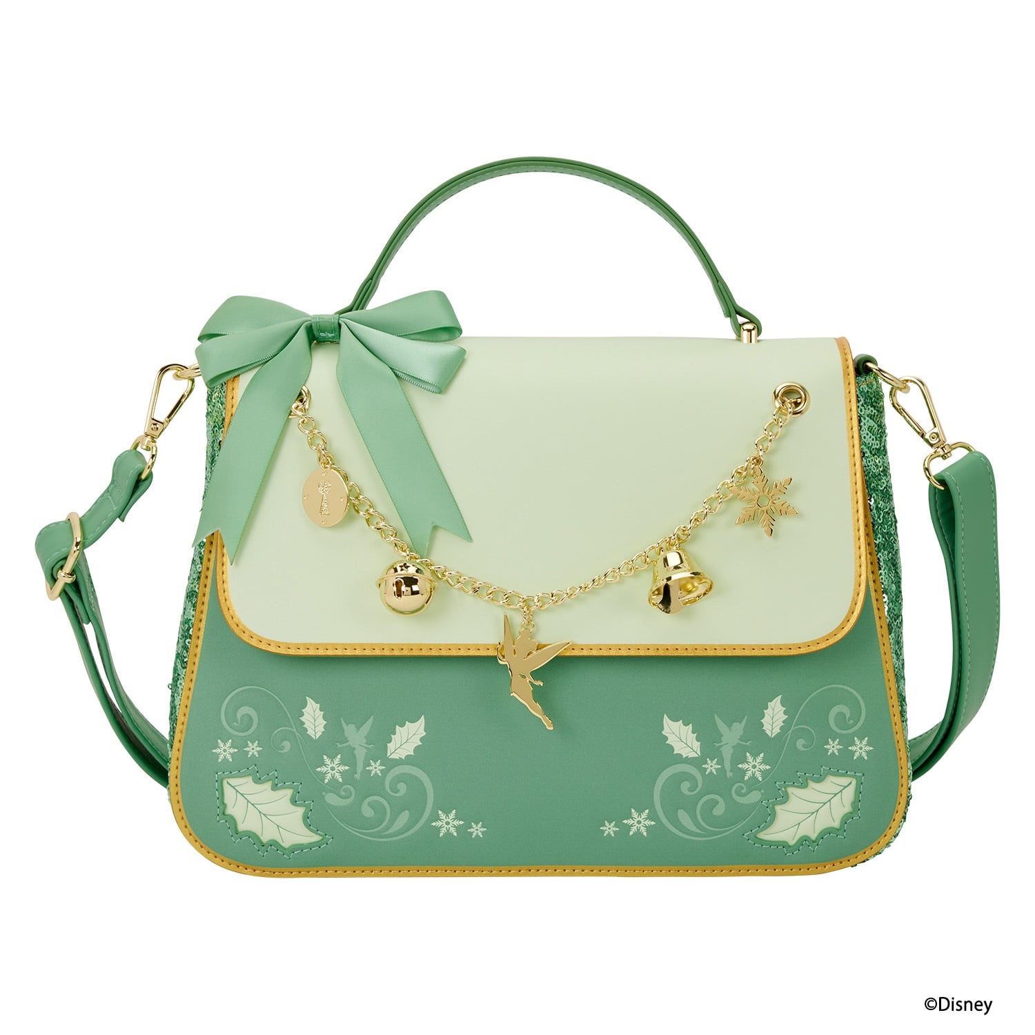 LF DISNEY TINKER BELL HOLIDAY CROSSBODY BAG_WDTB3368