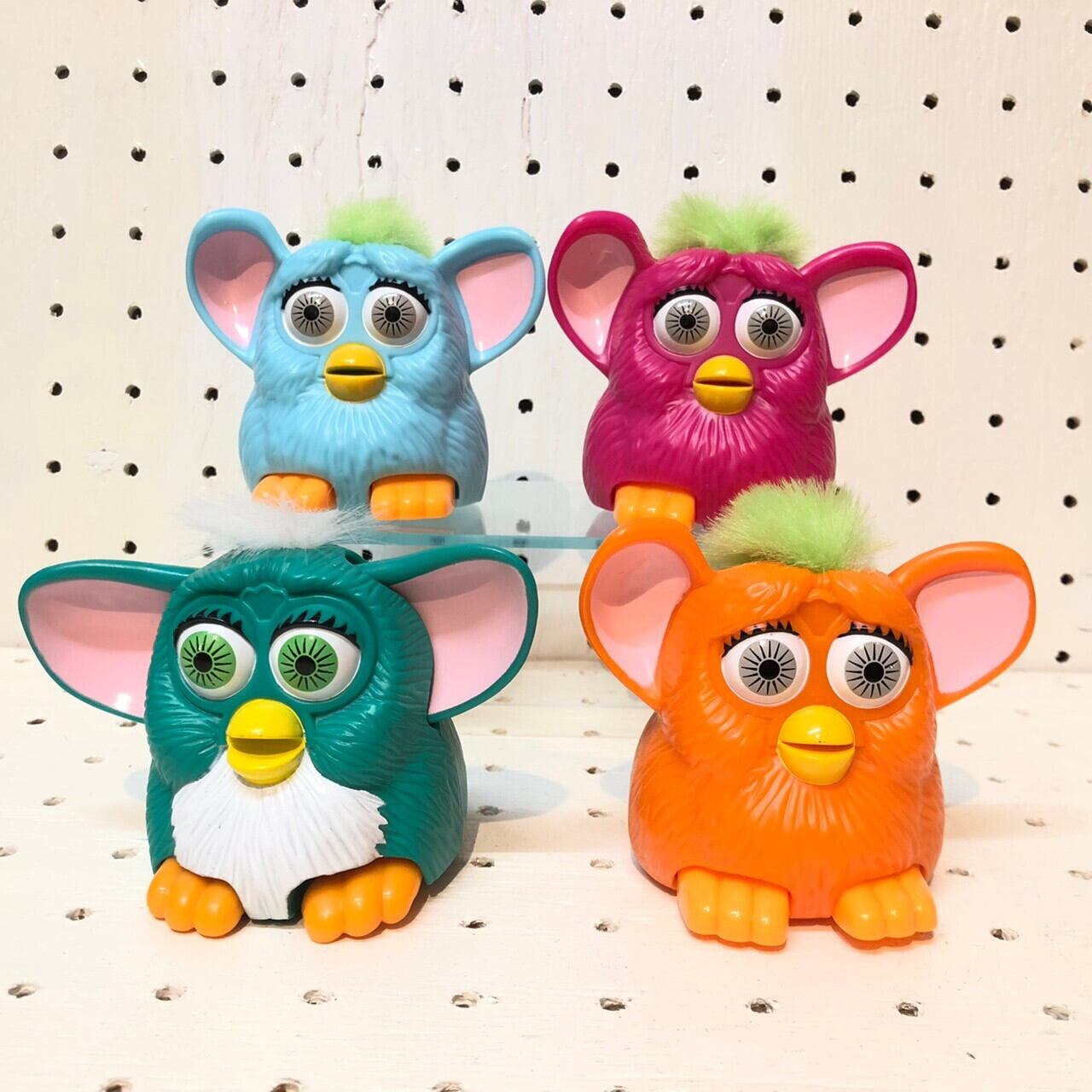 90s ネオンファービー ミールトイ オレンジ Furby Happy Meal Neon Color Orange The Puppez E Shop ザ パペッツ松本 Webショップ
