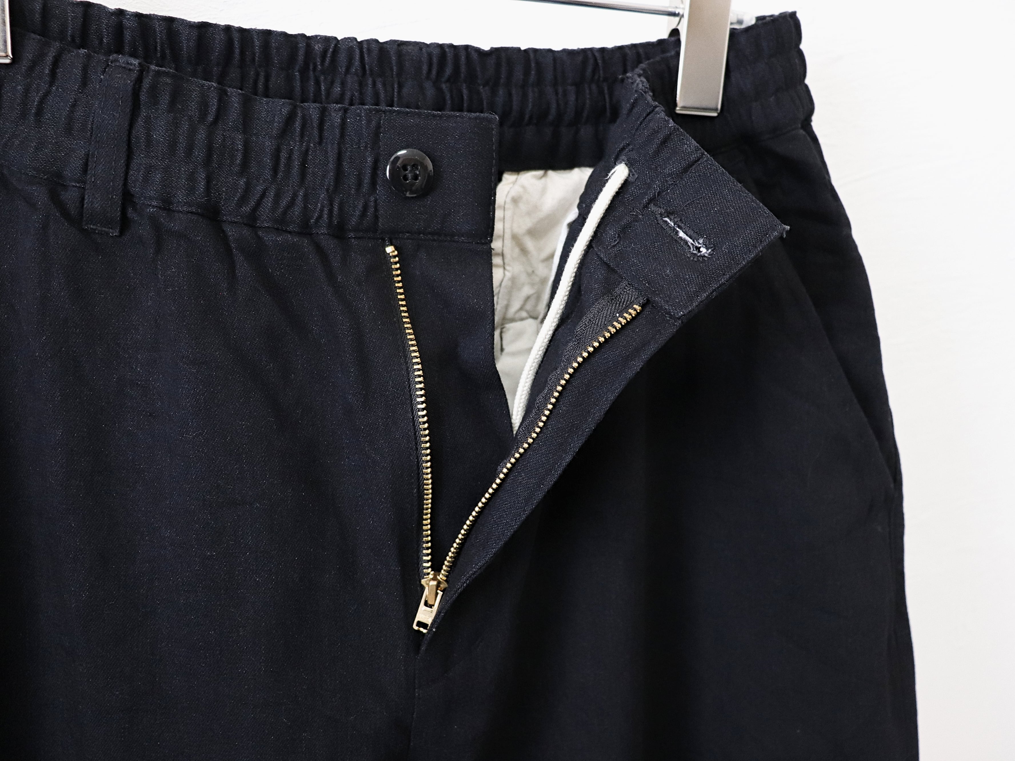 ハブアグッドデイ　TROUSER RELAX PANTS ブラックデニム　新品 have a good day / DENIM RELAX TROUSER PANTS - BLACK ハブアグッド