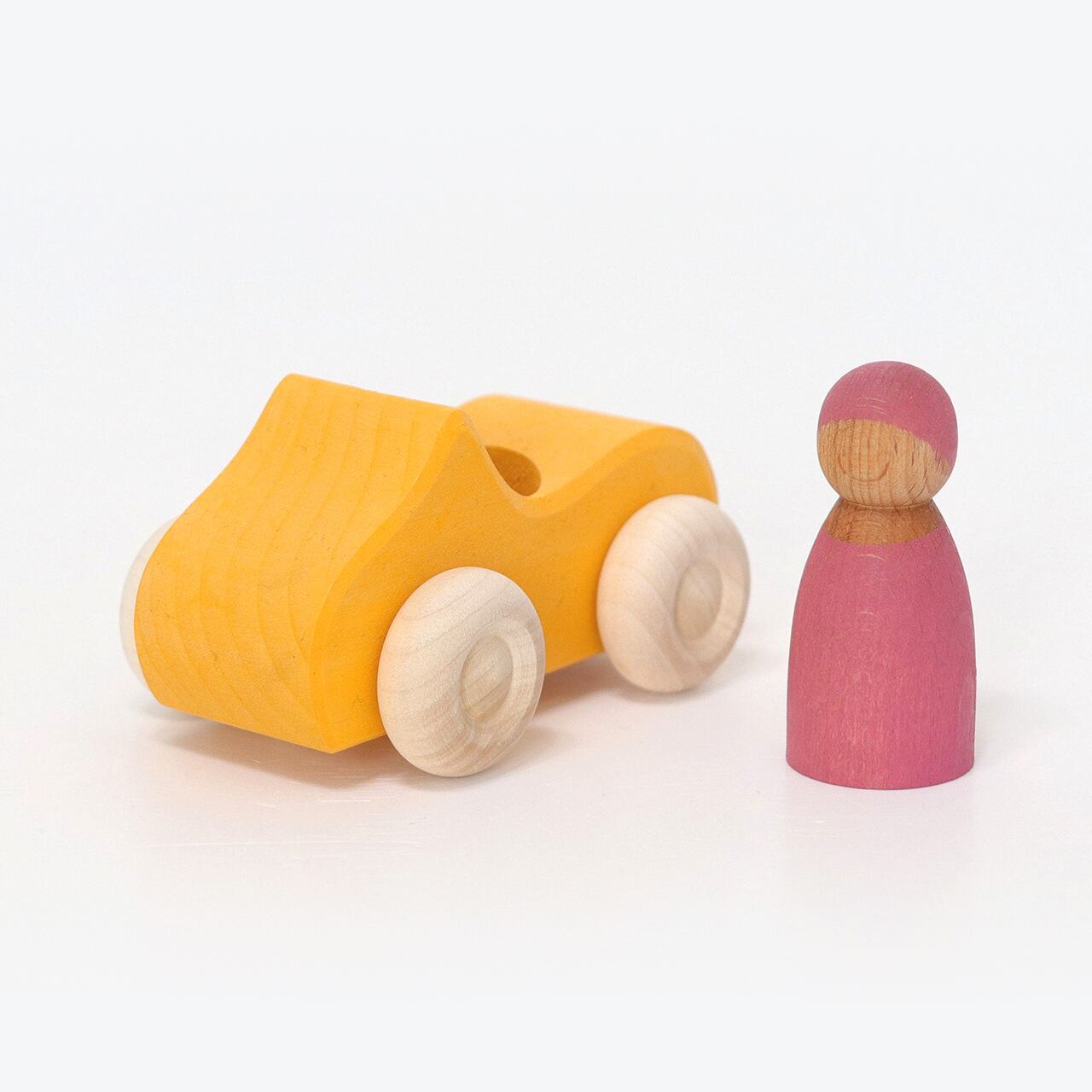 グリムス 一人乗りオープンカー・イエロー | Earth8toys