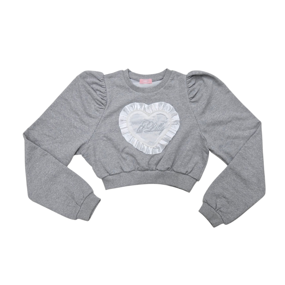 ハートフリルスウェットトップス | lilLilly official webstore