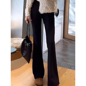 ストレッチ フレアパンツ【S-3XL】 RA3546