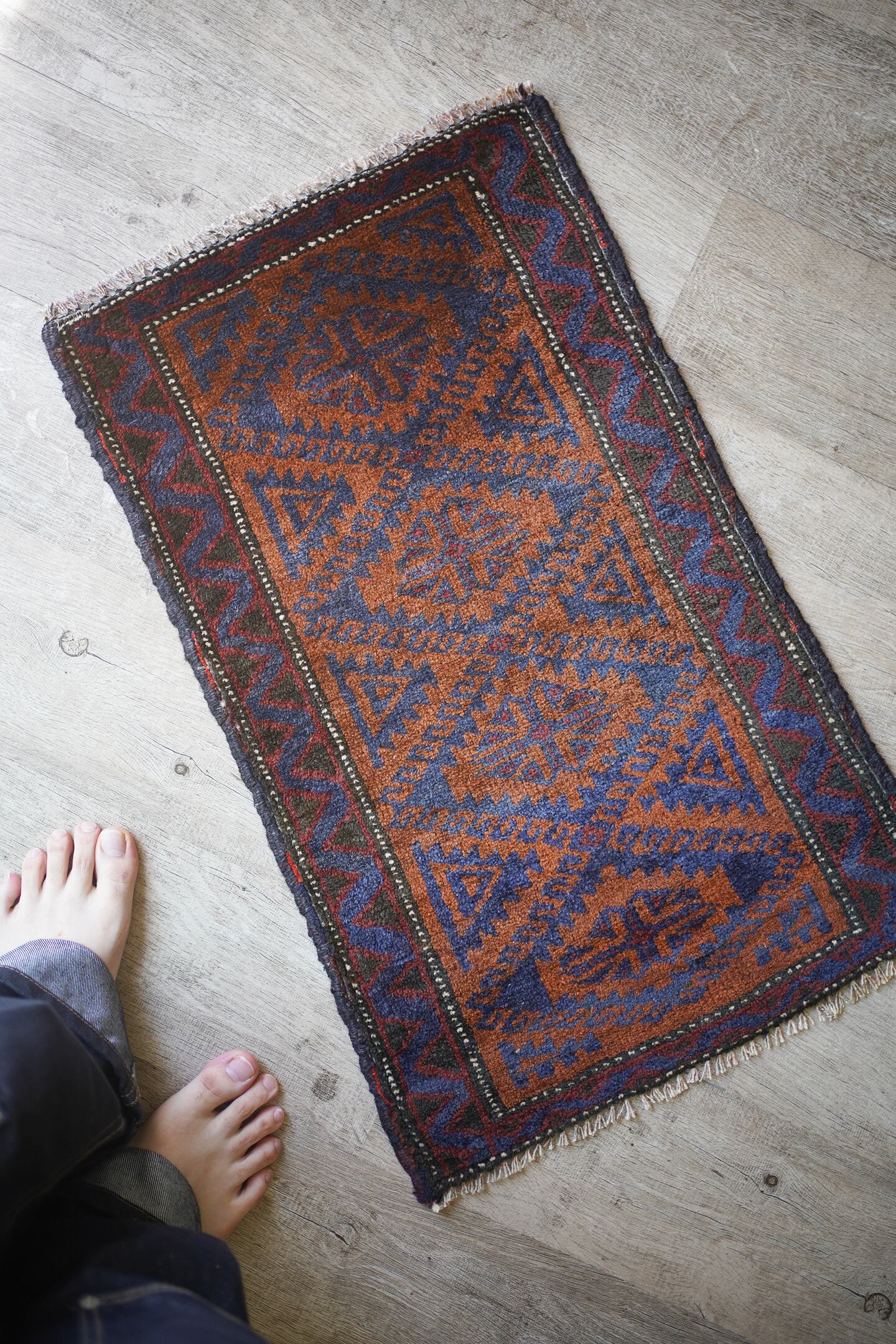 314】Vintage Persian Sistan Baluch rug 1960's | ヴィンテージラグ