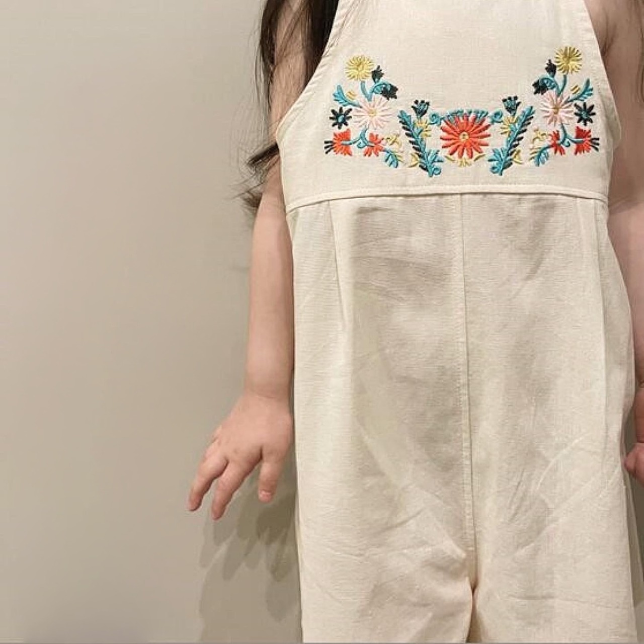 ［ baby･kids ］embroidery salopette