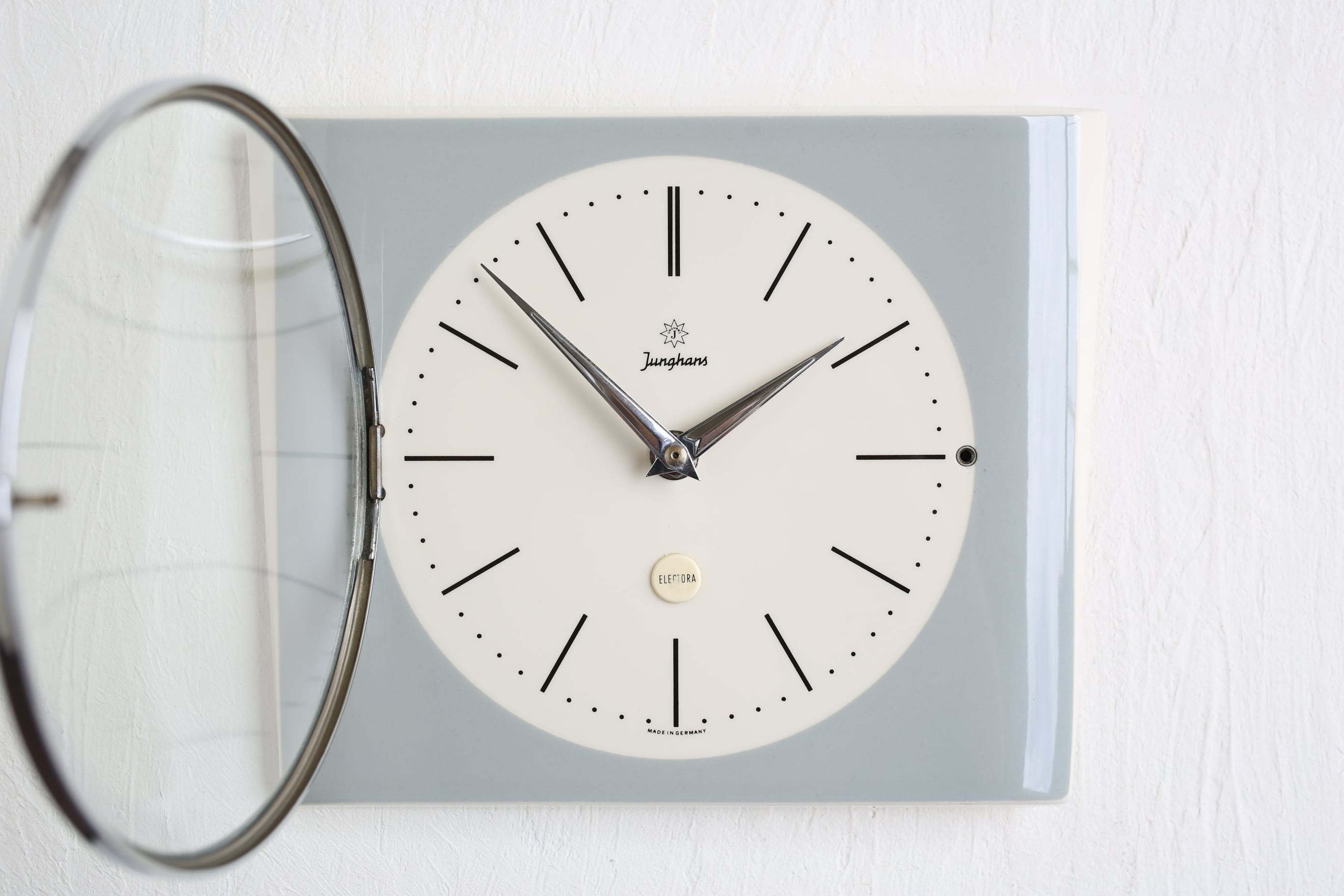 ドイツ アンティーク ヴィンテージ Junghans ユンハンス 陶器 掛時計