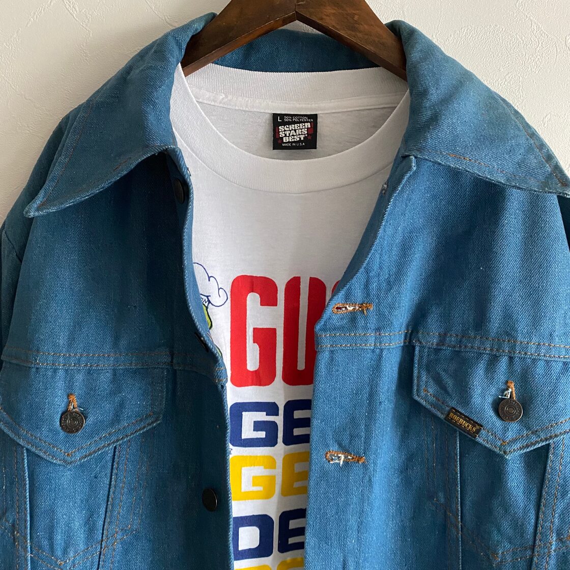 US 70s VINTAGE Sears ROEBUCKS WESTERN WEAR DENIM jacket {70s US 