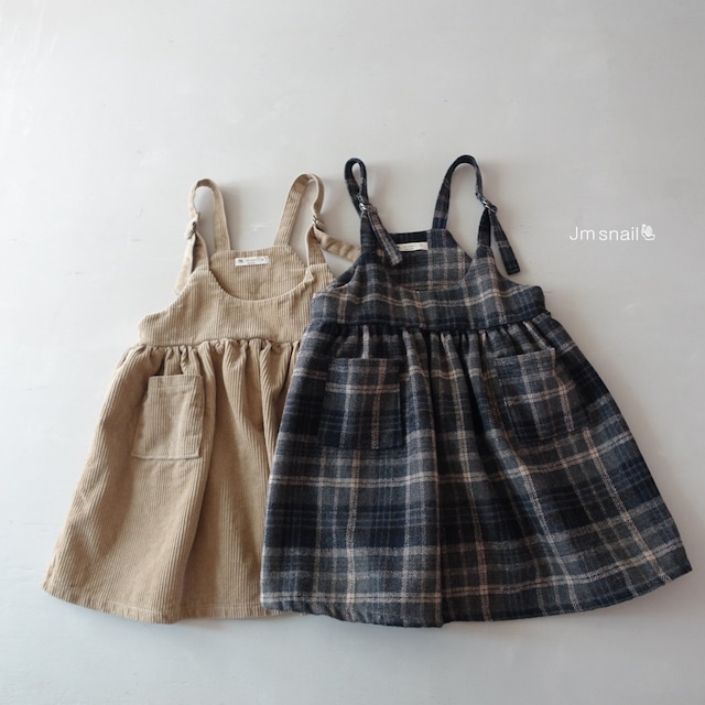 «予約»«jm snail» ポケットレイヤードワンピース 2colors