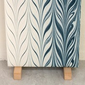 セオアルファ「濃紺×グレージュ〜arrange凛〜」ドット〜浴衣・夏着物・単衣