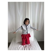 【取寄】PEPPER フリースパーカーベスト|冬服|韓国子供服