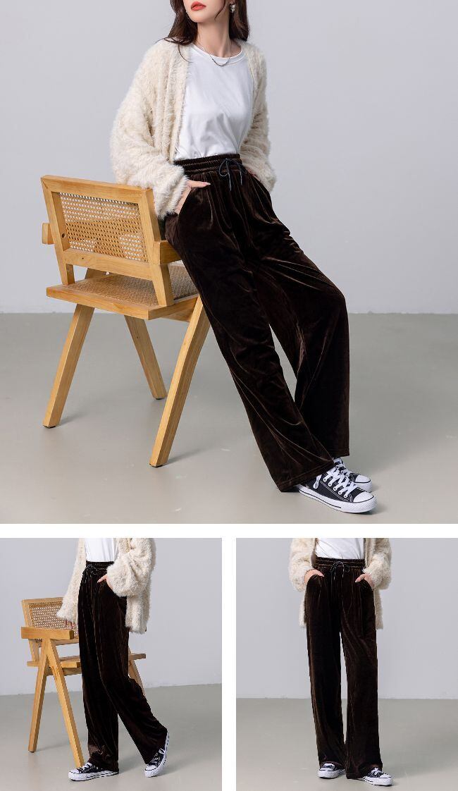 ❤️お値下げ★アルベロベロ❣️ワイドパンツ メール便】ベロアワイドパンツ／pants592 | DAY CLOSET｜ レディース