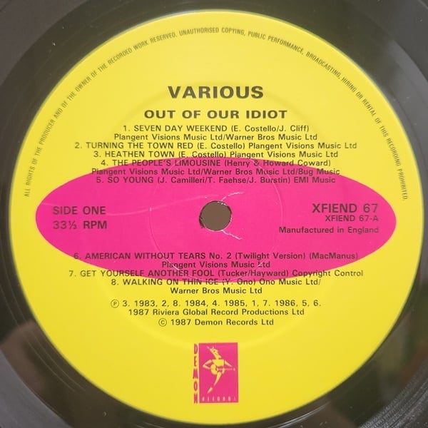 Various / Out Of Our Idiot [X FIEND 67] - 画像3