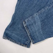 G-STAR RAW ジースターロウ SLIM ボタンフライ 立体裁断 デニム パンツ W32/インディゴ メンズ