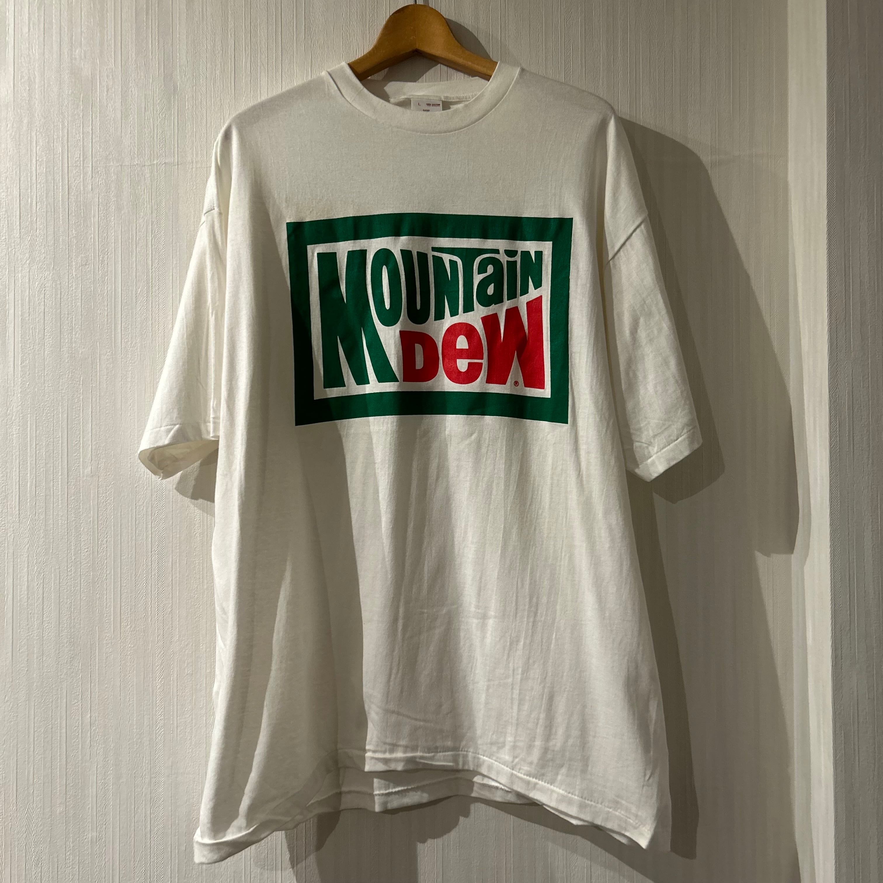 "DEAD STOCK" early 1990s Mountain Dew “old logo” T-shirt