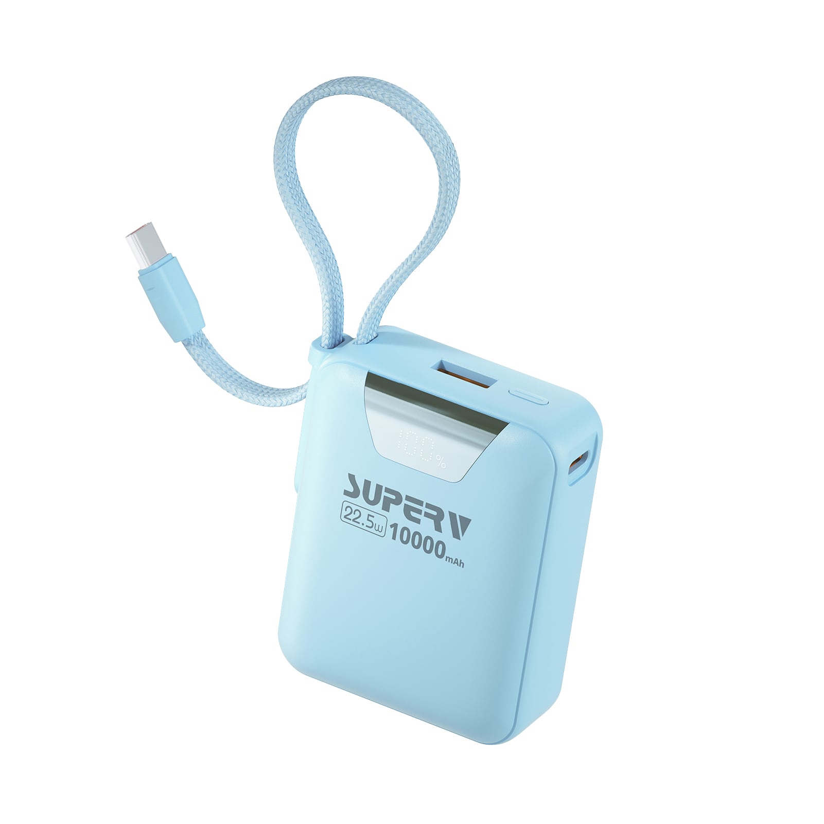 SUPERV Power15 超小型 モバイルバッテリー ストラップケーブル内蔵 SUPERV Power15 超小型 モバイルバッテリー ストラップケーブル内蔵