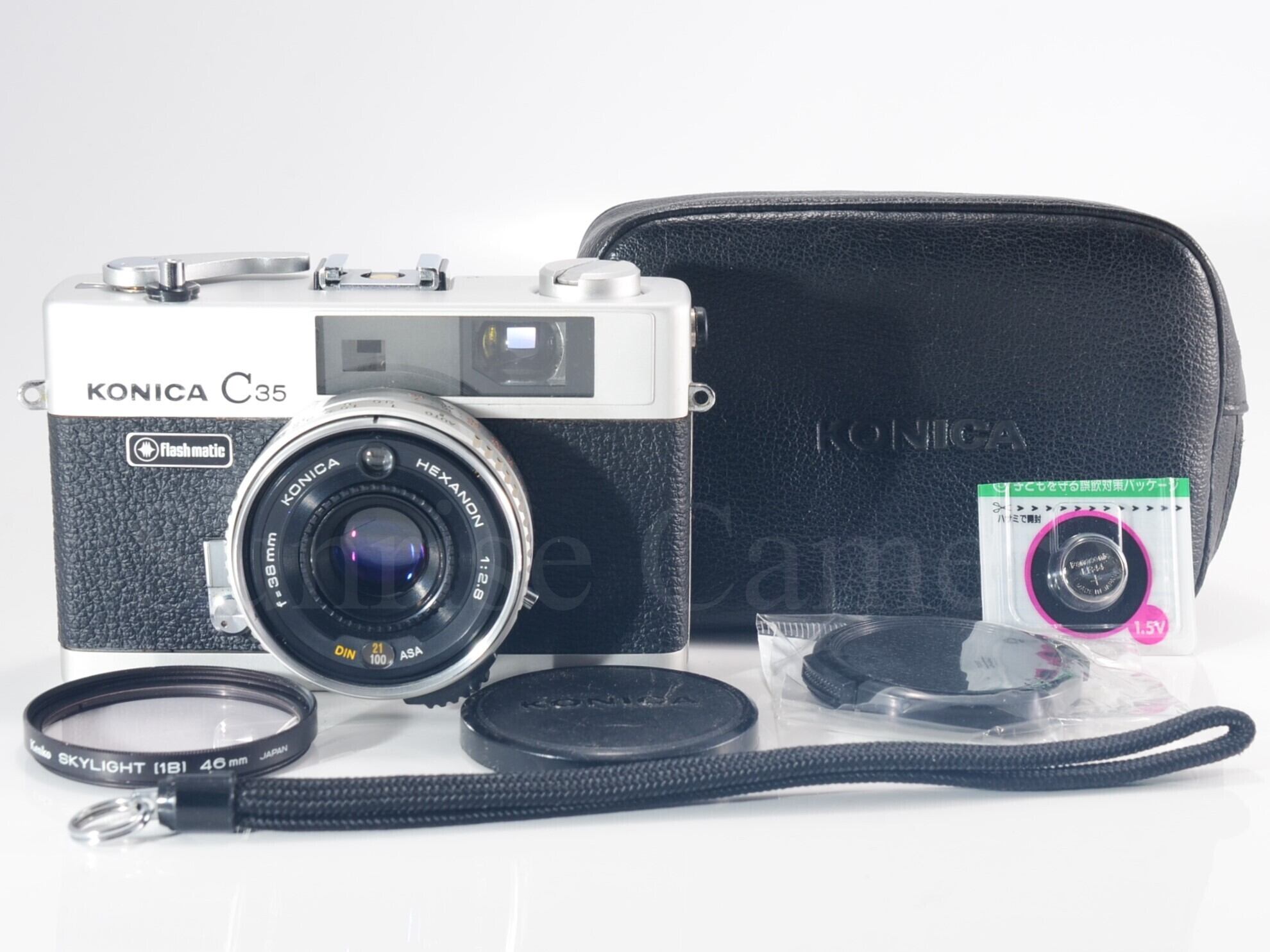 KONICA C35 Flash matic / HEXANON 38mm F2.8 整備済 コニカ (60659