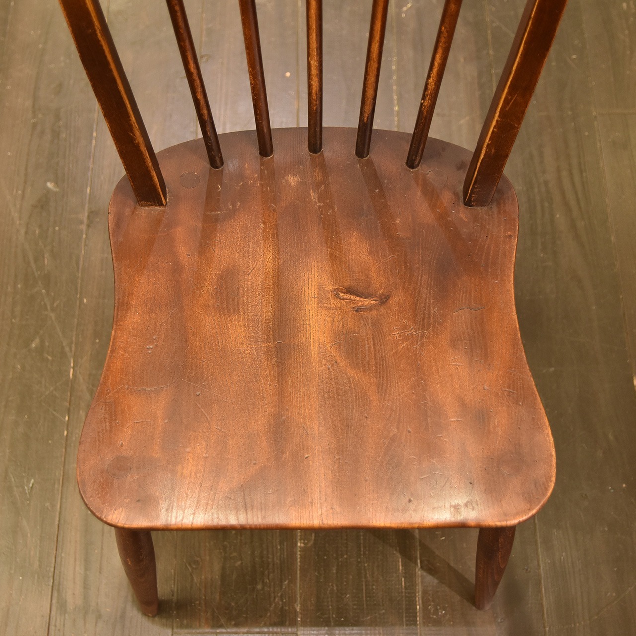 Ercol Hoop Back Chair (BR/Bell Seat) / アーコール フープバック チェア / 1904-0019-01