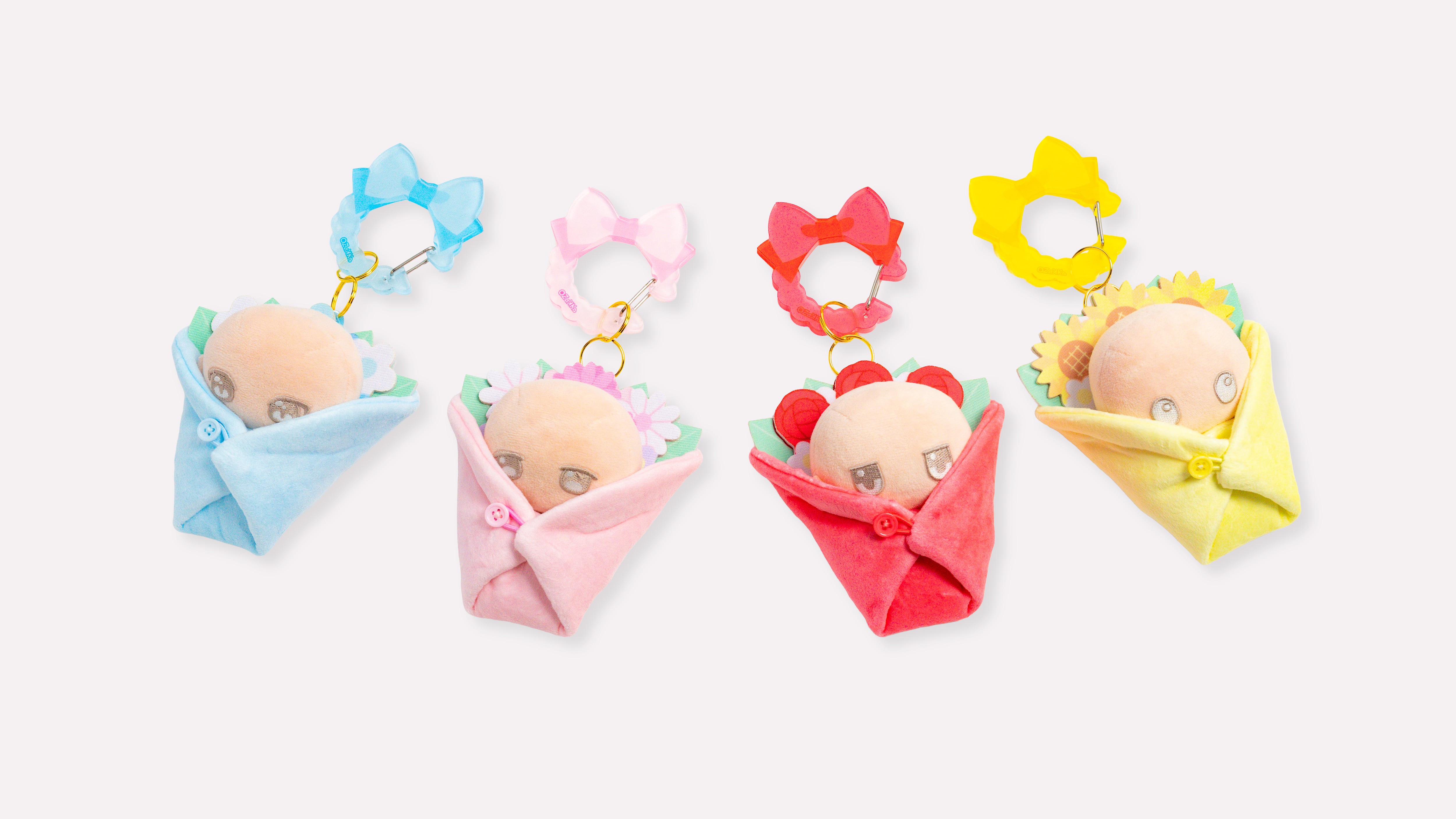 Pok DOLL ププリン タグ付き美品 ぬいぐるみ 2002年 ぬいのおくるみ ぬいくるみん ブーケ（ブルー） ONKS-BBL | OZaKKa