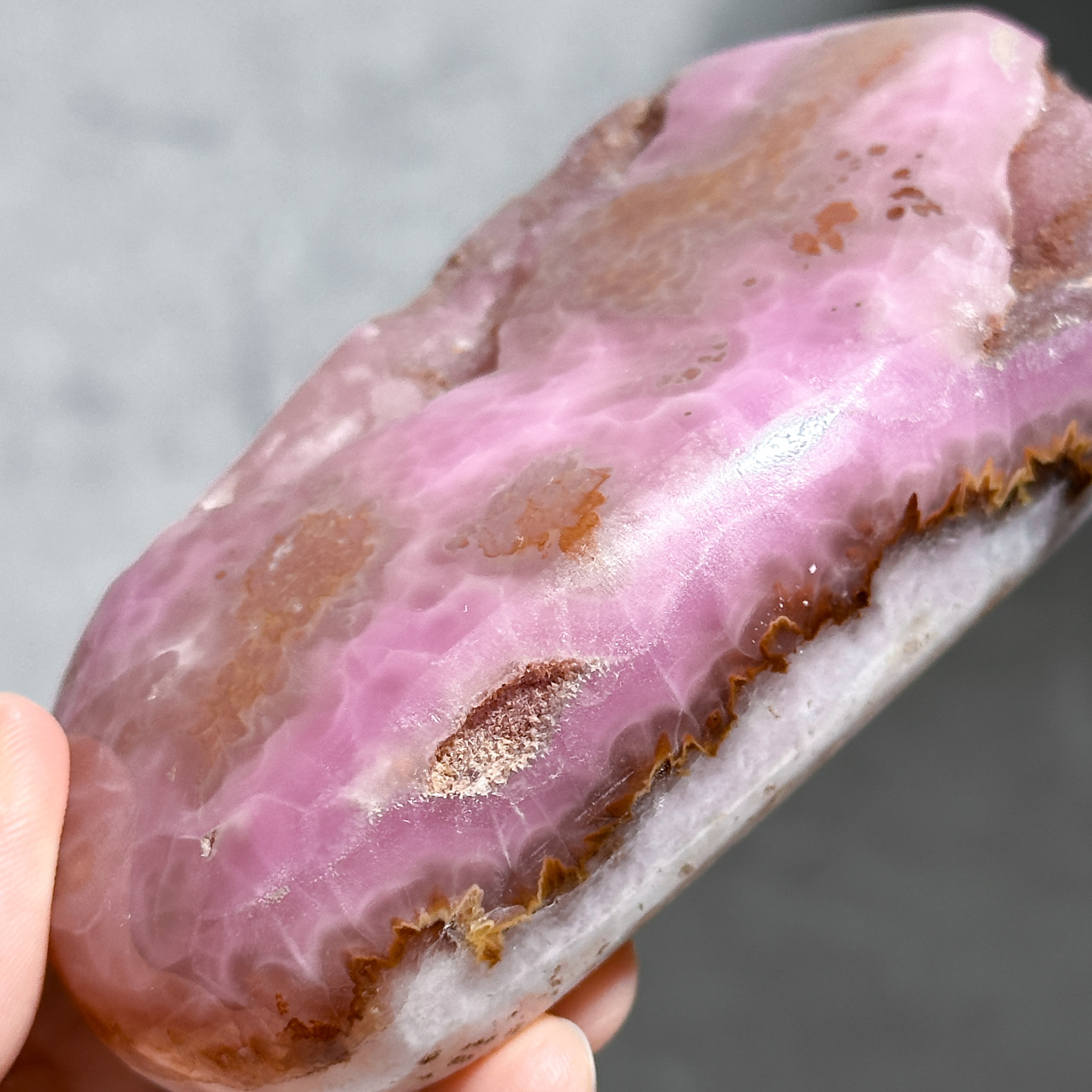 高品質　ピンクアラゴナイト　フリーフォーム　天然石　希少石 ピンクアラゴナイト フリーフォーム12◇ Pink Aragonite ◇天然石
