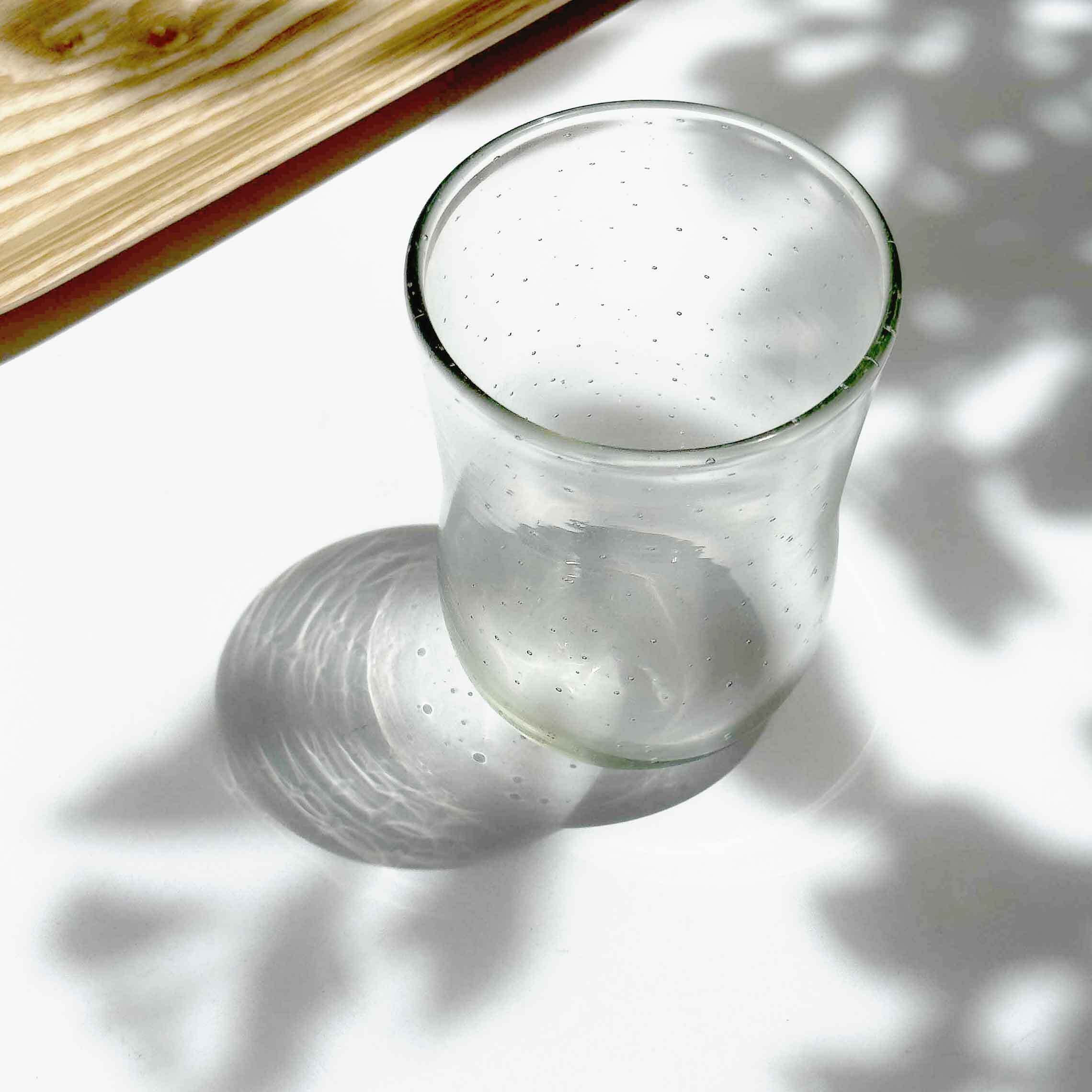 再生ガラス工房てとてと】ゆくいグラス気泡[琉球ガラス] | 【琉球