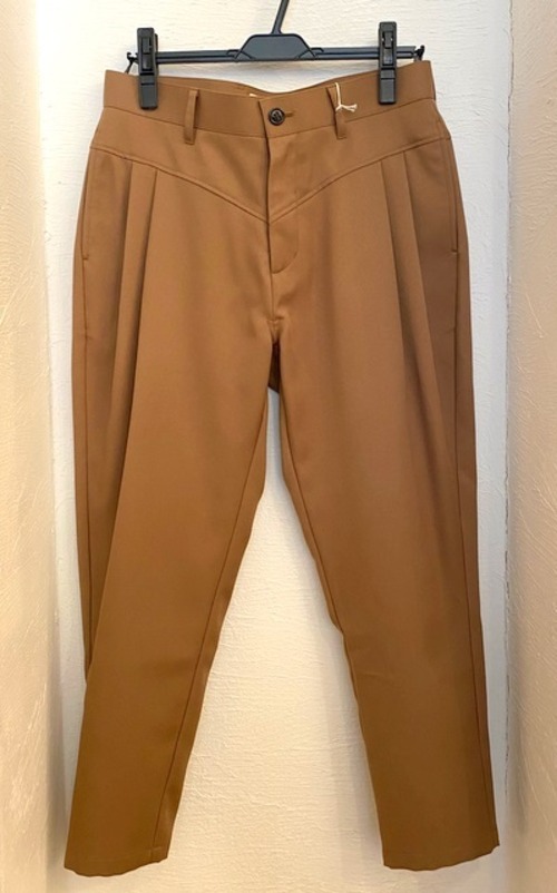 Stretch Twill Tapered Cropped Pants　Mocha