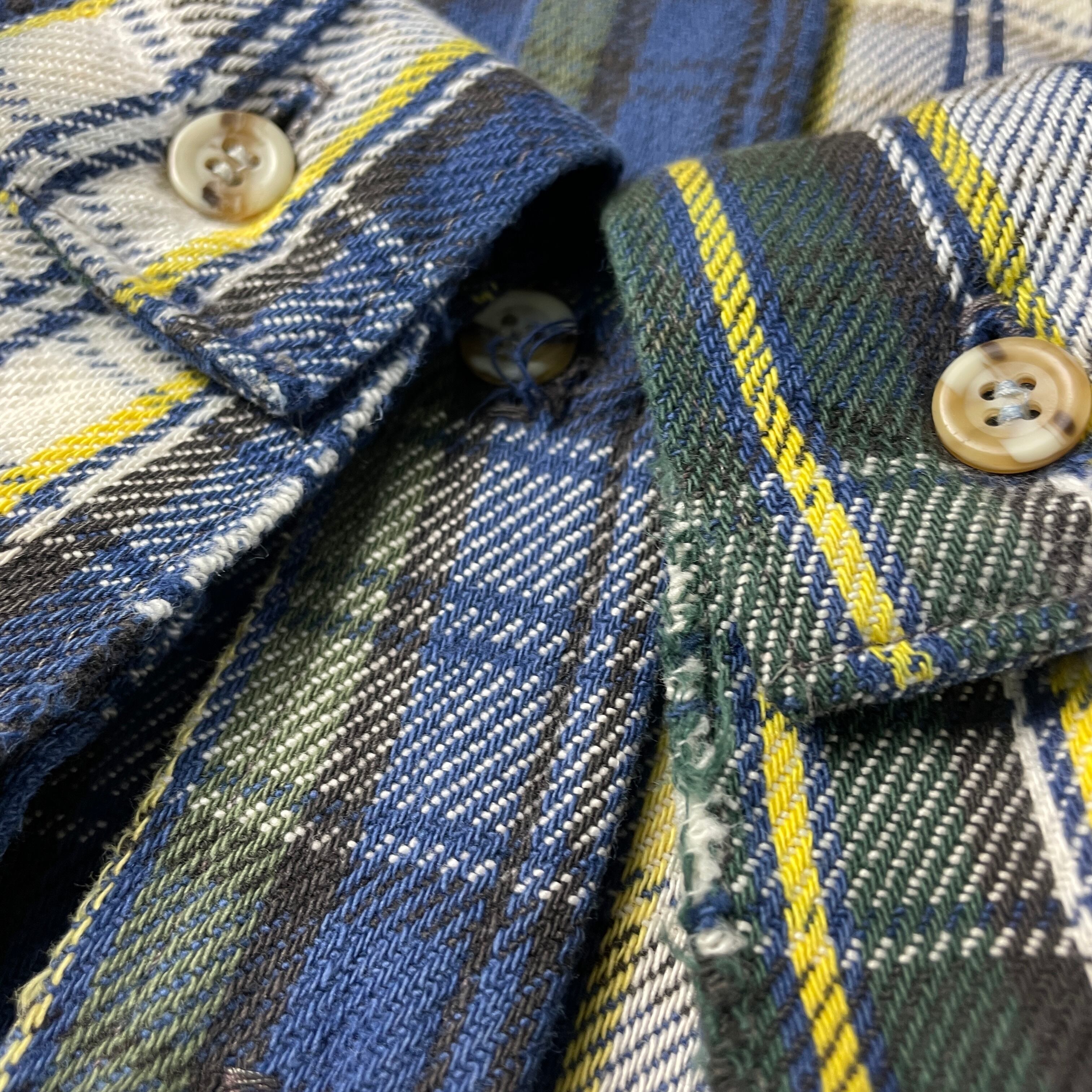 90年代 FIVE BROTHER ファイブブラザー 長袖 ヘビーネルシャツ