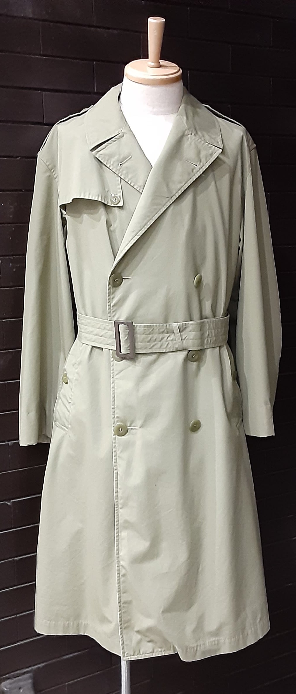 1968 French Military Officer Trench Coat 1968年製　フランス軍　士官用　トレンチコート