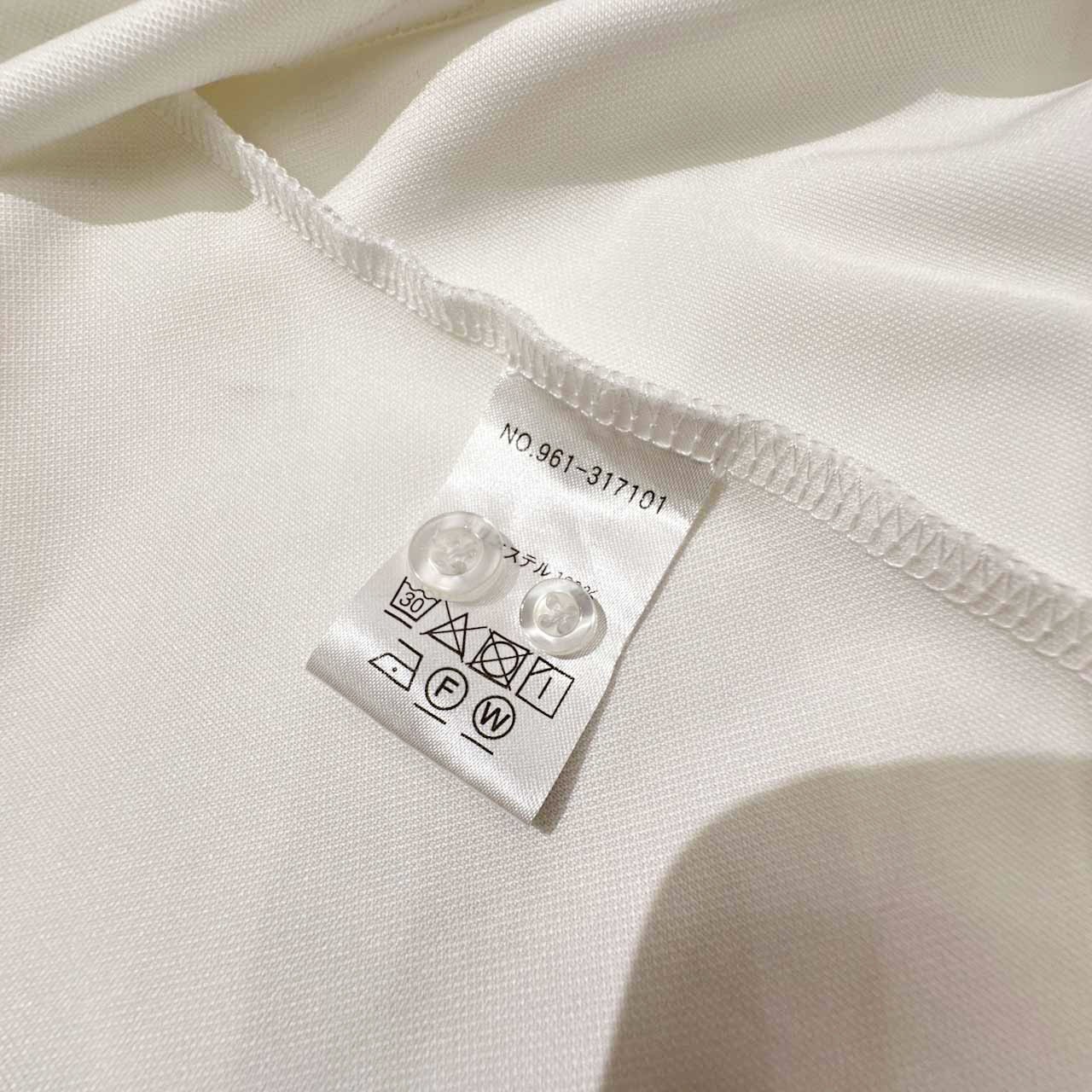 HONMA ホンマ 本間ゴルフ ワンポイント刺繍 ドライ BD 半袖 ポロシャツ サイズ L /メンズ/ホワイト