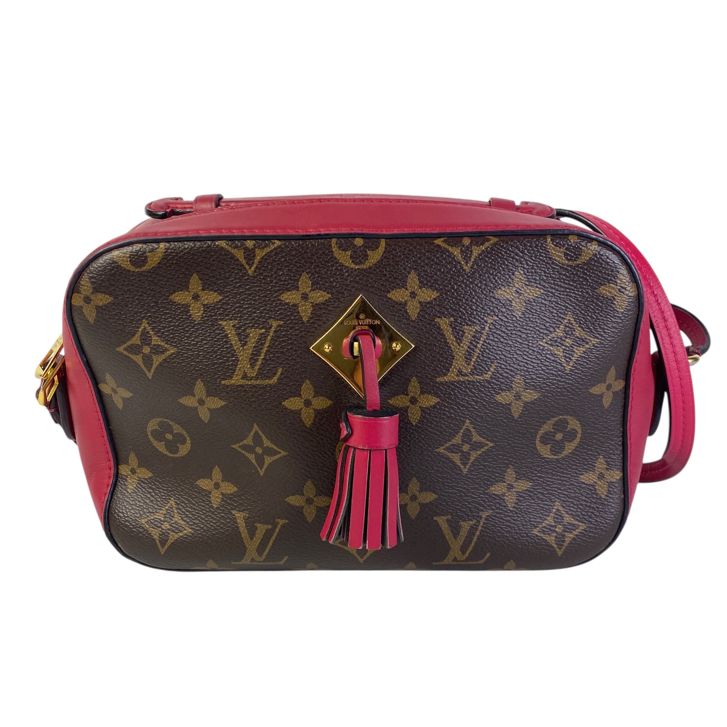 LOUIS VUITTON PVC ショルダーバッグ ブラウン A-7716