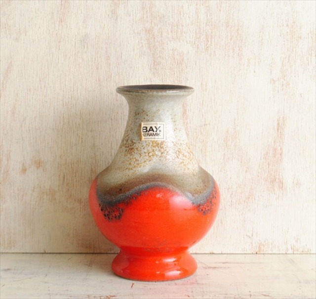 希少品Big！50s西洋女性の花瓶 アメリカアンティークUSA 陶器 