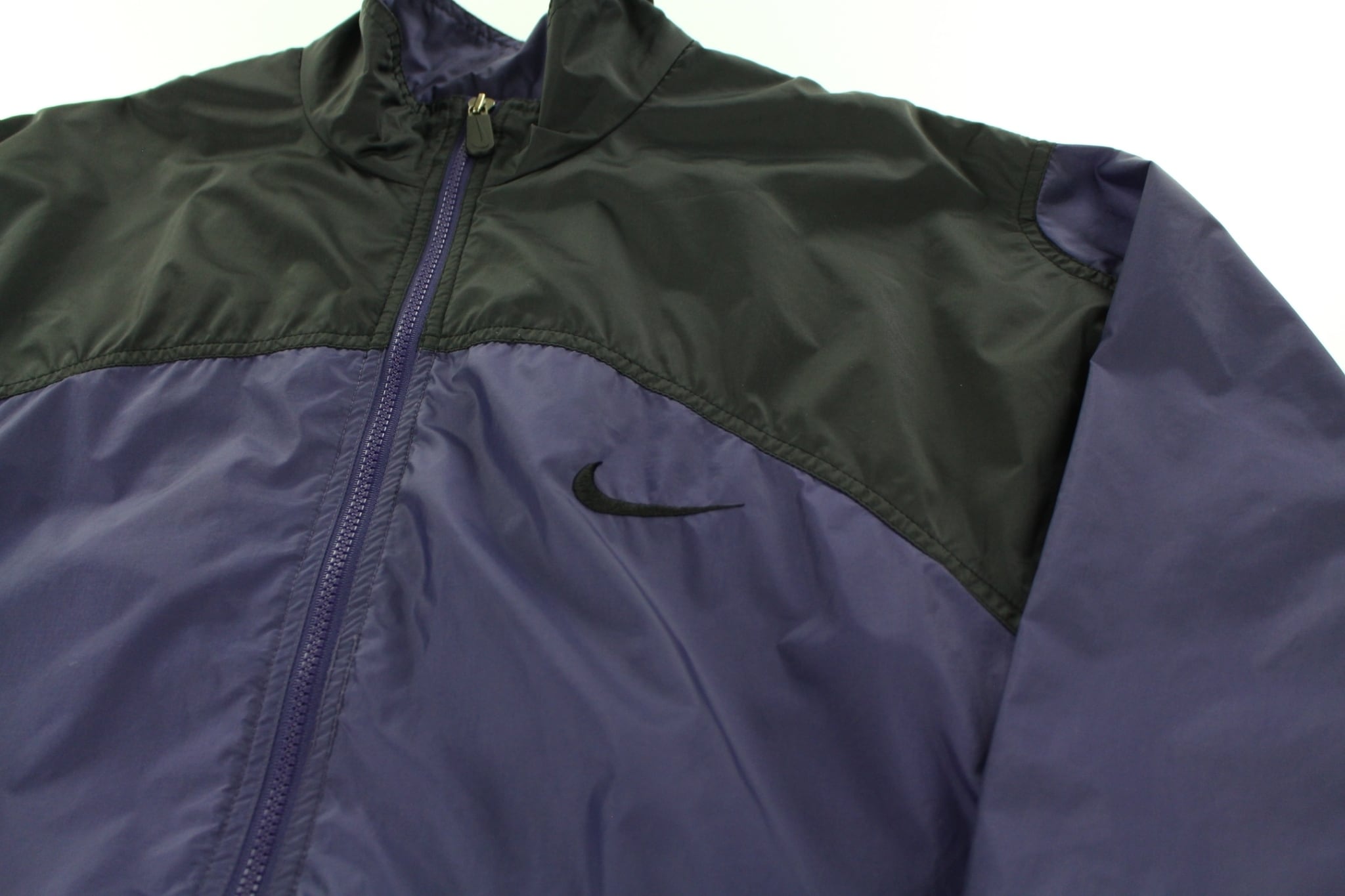 NIKE パープル×ブラック ナイロンジャケット【FF-7306】 | cv