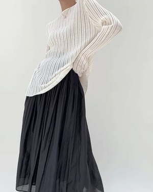 シアーリブスリットニット A0414