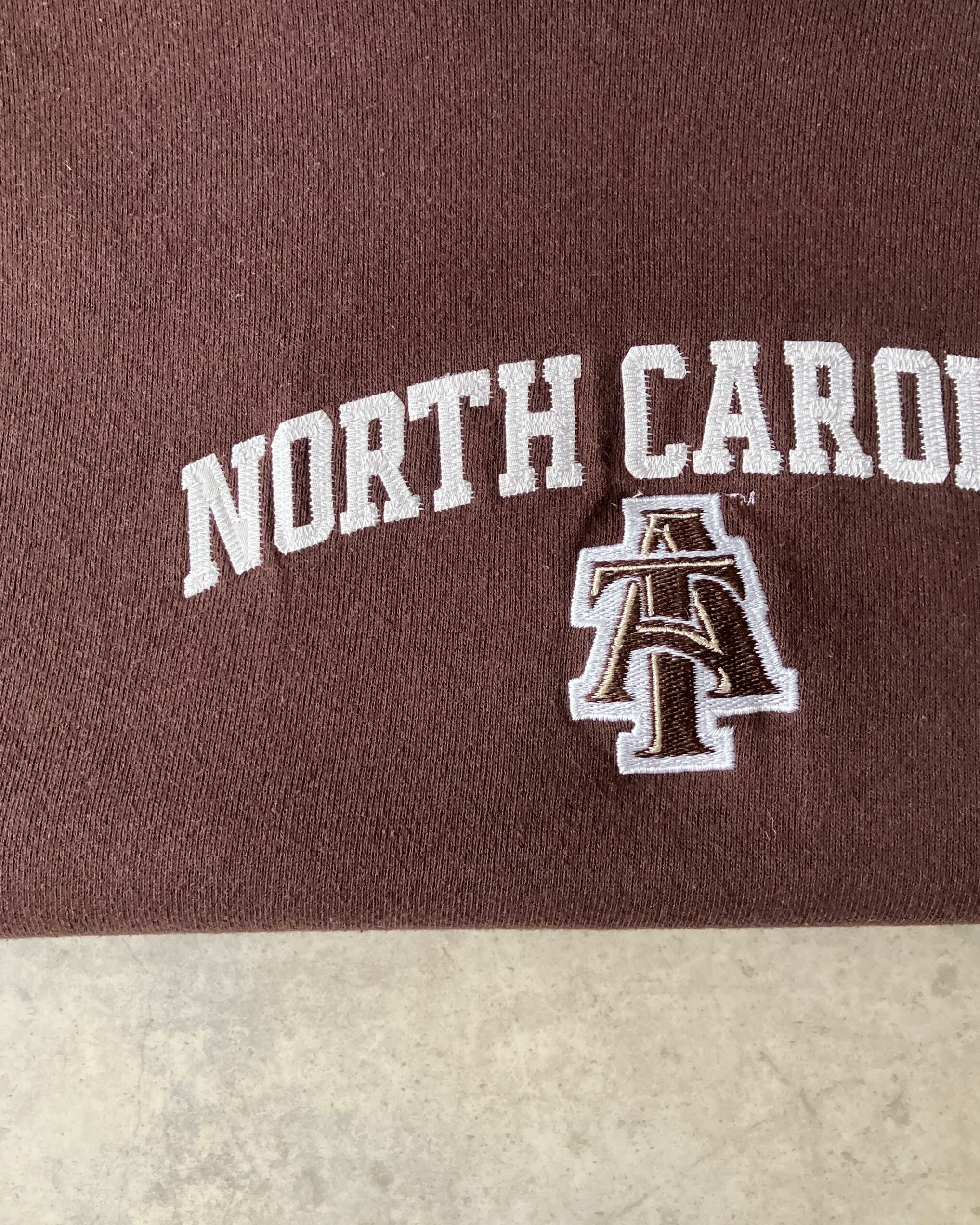 90s~ Russell Athletic North Carolina Hoodie “Brown” / ラッセル