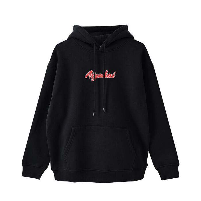 HYPED 黒 フード付きパーカー Hatsunex “MITERU” Zip upパーカー（モノクロブラック） | HATSUN