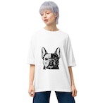 ビッグシルエットBUHI プリントTシャツ(White)