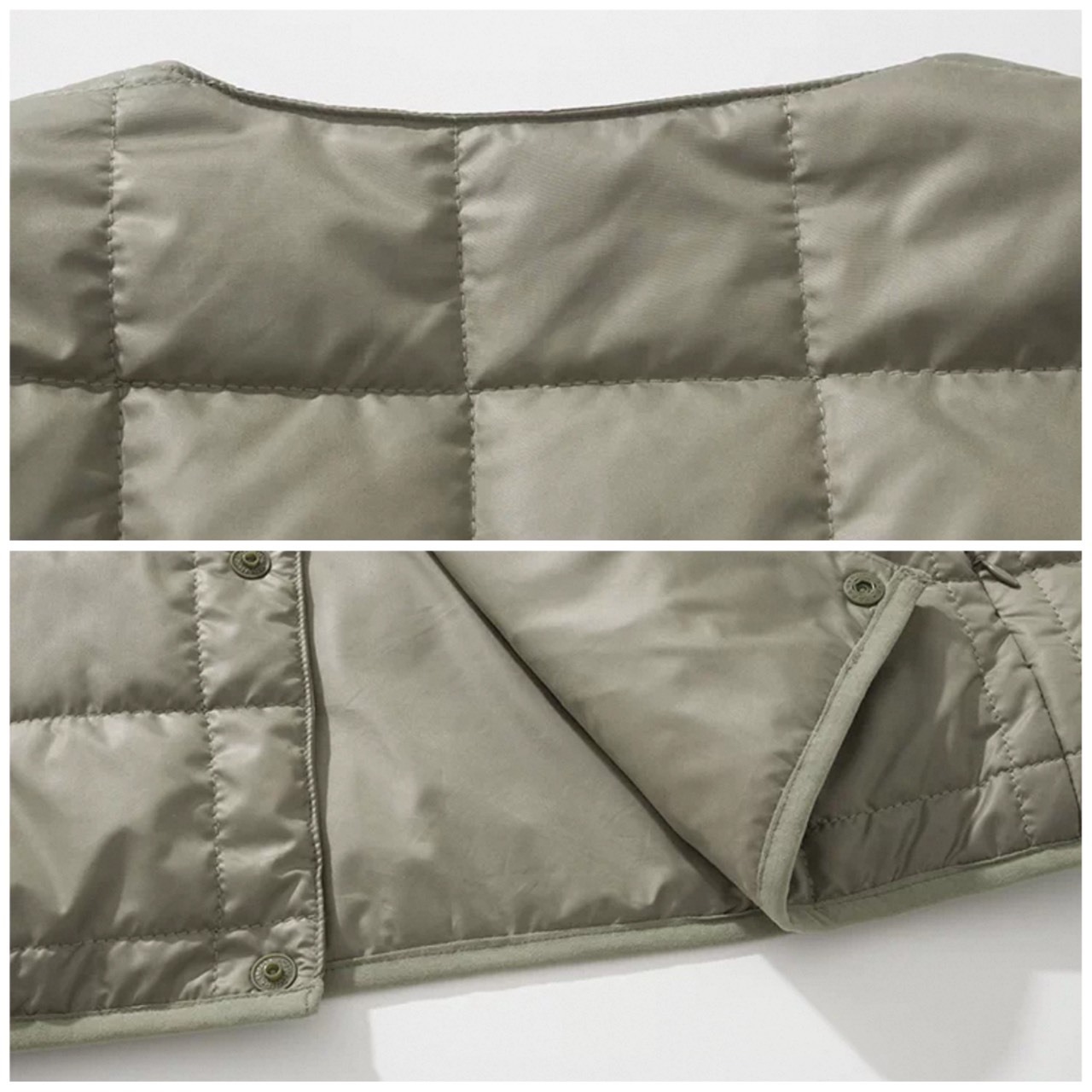 Quilted snap button vest 1533 - 20