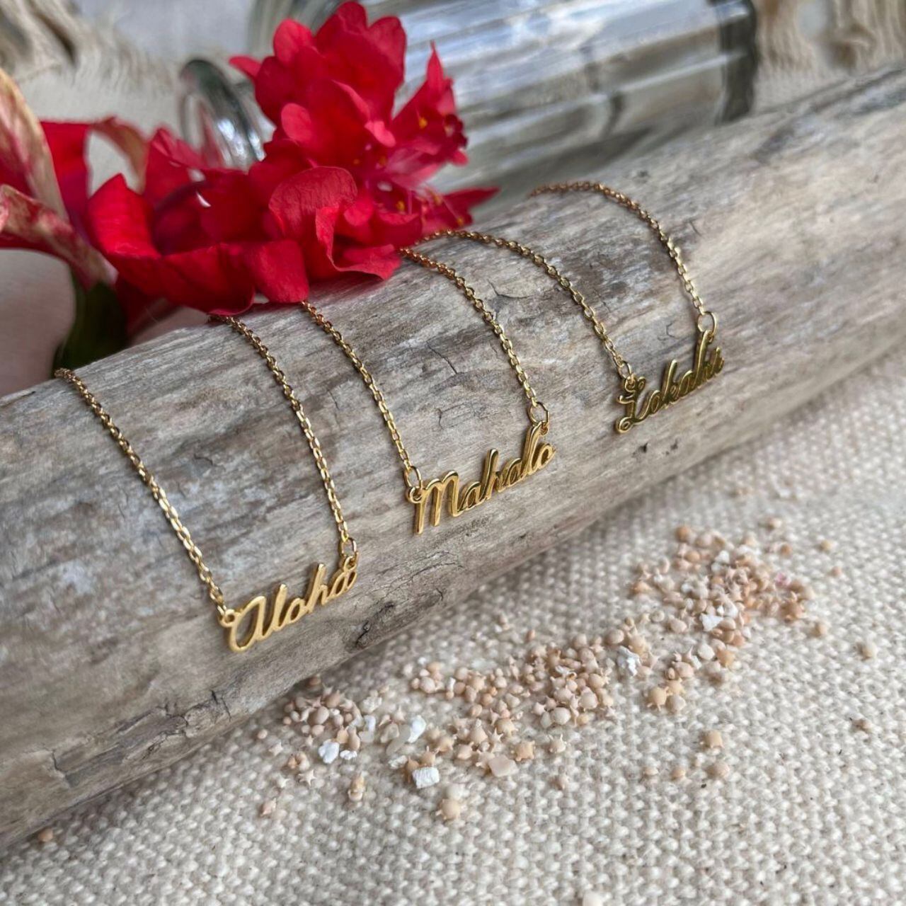 ハワイ語 ネックレス Mahalo マハロ 14K GP | Pay ID