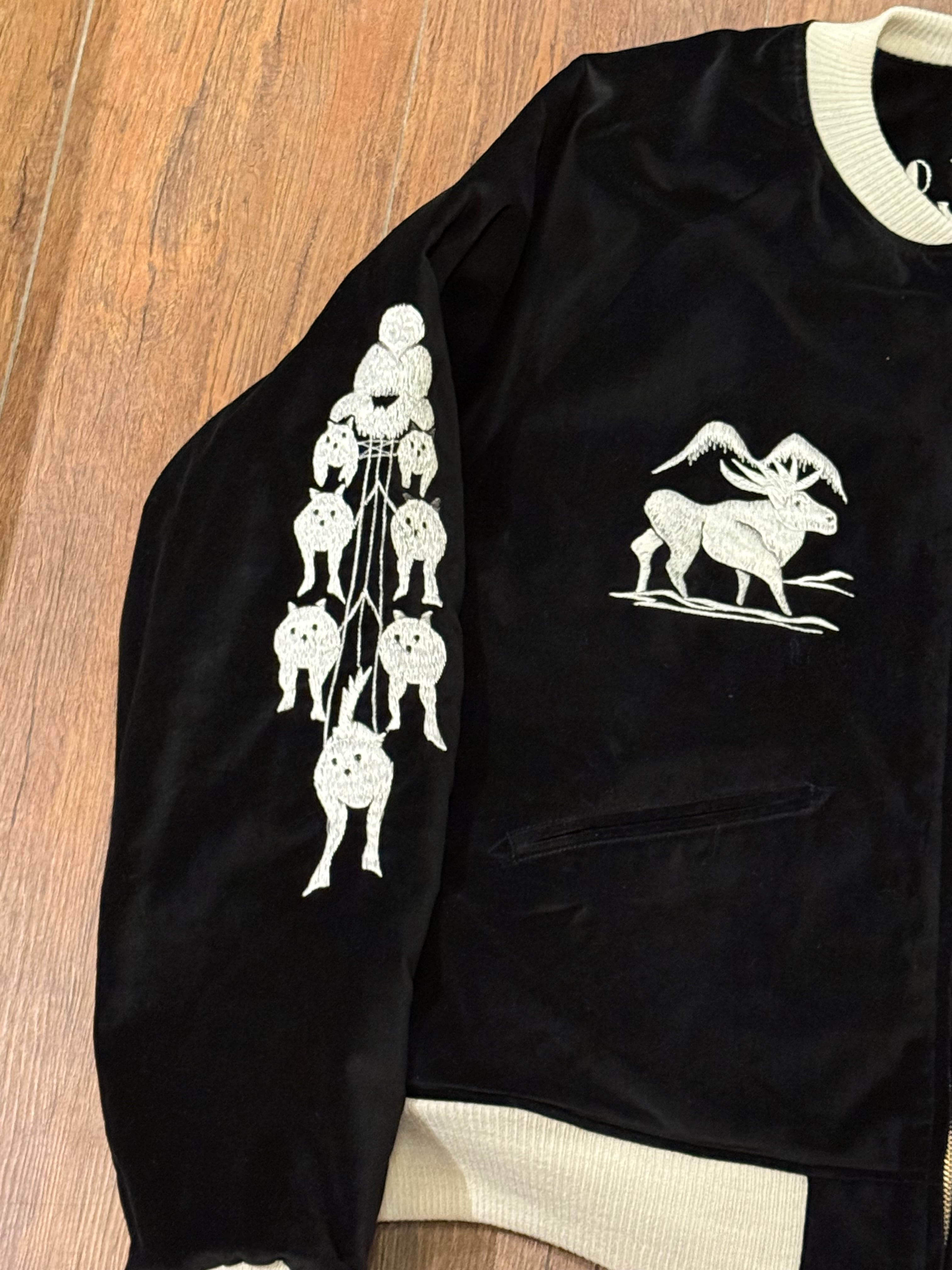 THREEFACE 'ALASKULL' SOUVENIR JACKET | vintage clothing twoface