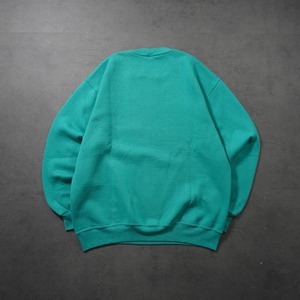 90s Russell Athletic sweatshirt solid green XL 古着