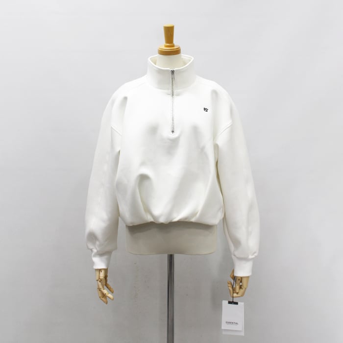 ダブルスタンダードクロージング ESSENTIAL ジップ ブラウス F 白 OUTERS | Night STORE | ダブルスタンダードクロージング公式通販