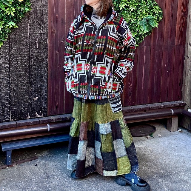 ヤクフリースドルマン袖アウター A