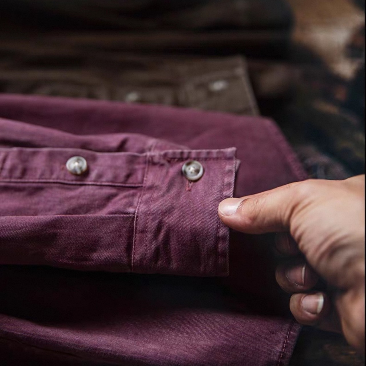 Two-tone patch pocket shirt 1530 - 14