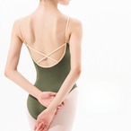 トリミング クロスラインレオタード 7色展開 L0683