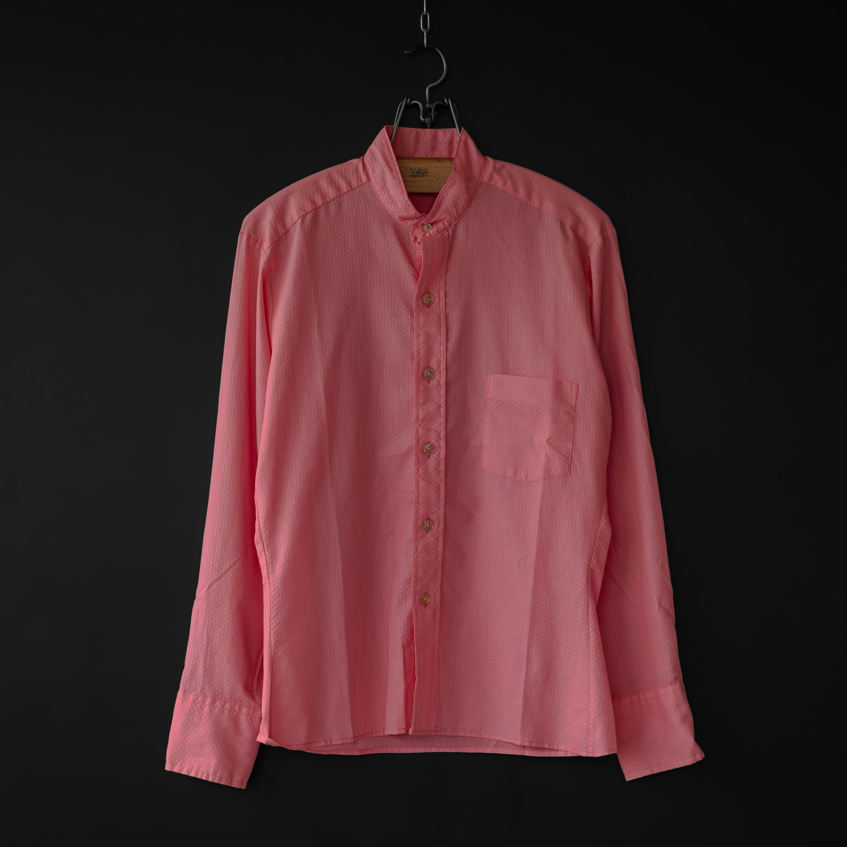 used- 【Sears KINGS ROAD】 70s band collar shirt (remake) | dros dro