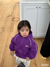 PEPPER 26/SP Plum windbreaker