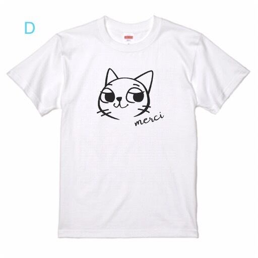 ミュシャ「 ver.merci 」Tシャツ 【ホワイト】◇ステッカー付き